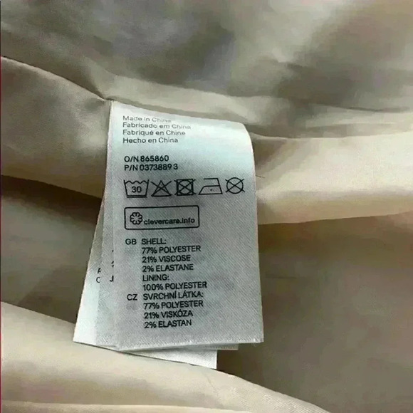 H&M Light Gray Casual Blazer in EUC✨ Comfy All Day Sz 6 - Picture 6 of 8